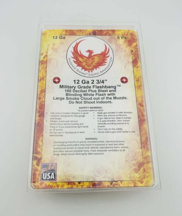 PHOENIX RISING MILITARY GRADE FLASHBANG 12 GA. 5 RD./pack - Image 2
