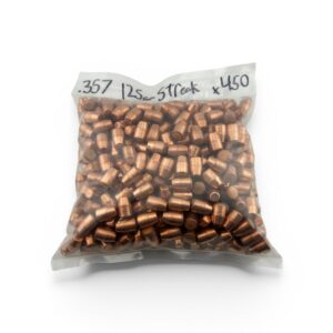 0.357 DIA 125 Grain Orange Streak FN TMJ PULLED Bullets-500ct