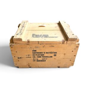 Original Crate 9mm Luger 9x19mm Training Ammunition – 2,500 Rounds