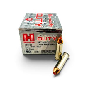 Hornady Critical Duty .357 Magnum 135 Grain FlexLock Polymer Tip Ammunition – 25 Rounds