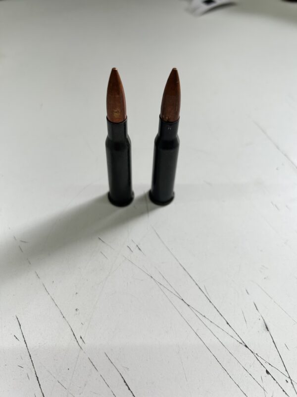 7.62X54R ORANGE TIP TRACER AMMO. 25 round boxes