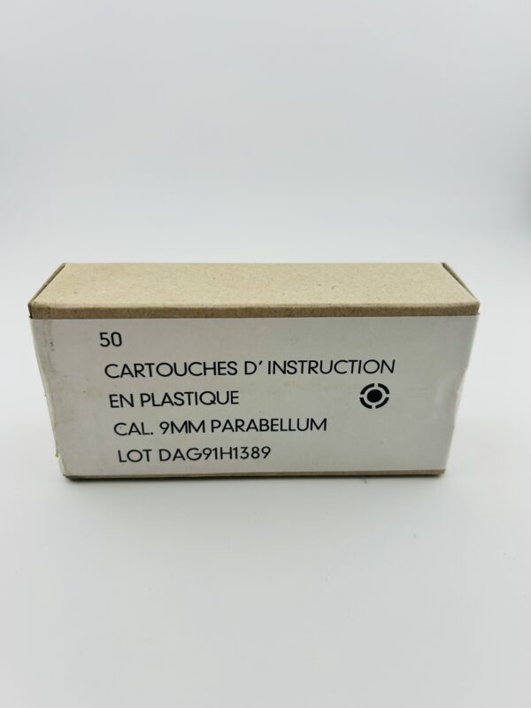 50 Round Box Of Dynamit Nobel 9mm Luger Plastic Training Ammunition 9mm Luger