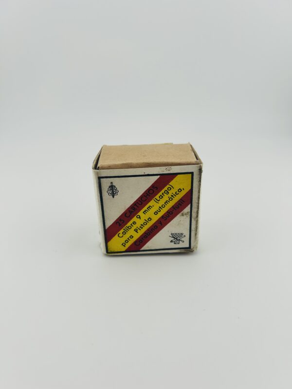 Vintage Santa Barbara Ammo. 9mm Largo (9x23) 124 Grain. 25 Round Box.