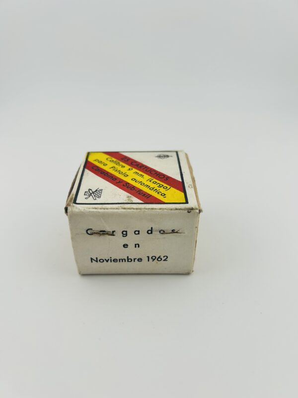 Vintage Santa Barbara Ammo. 9mm Largo (9x23) 124 Grain. 25 Round Box. - Image 2