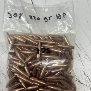 .308 220 Grain HP Pull Down Projectiles. 175 Pack