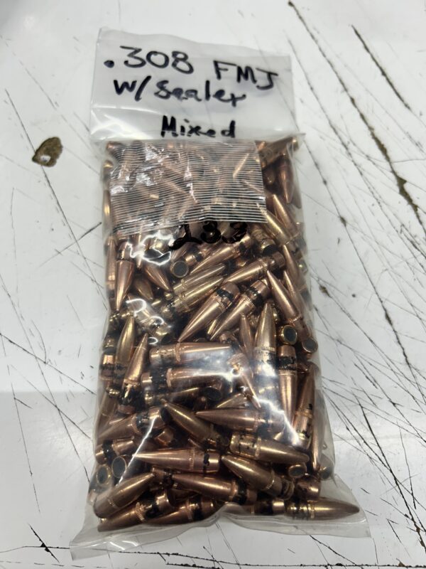 .308 Dia. 147 Grain Boat Tail ball bullets with Sealer. Lead base 233 Pack