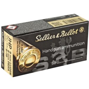 9mm Luger S&B 124 Grain JHP