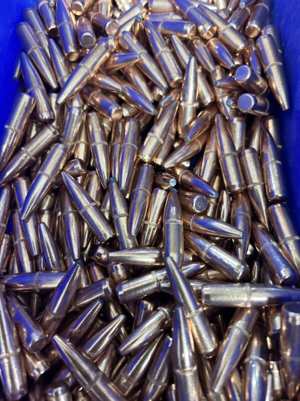.277 150 Grain Soft Point Projectiles with Cannelure. 100 Pack