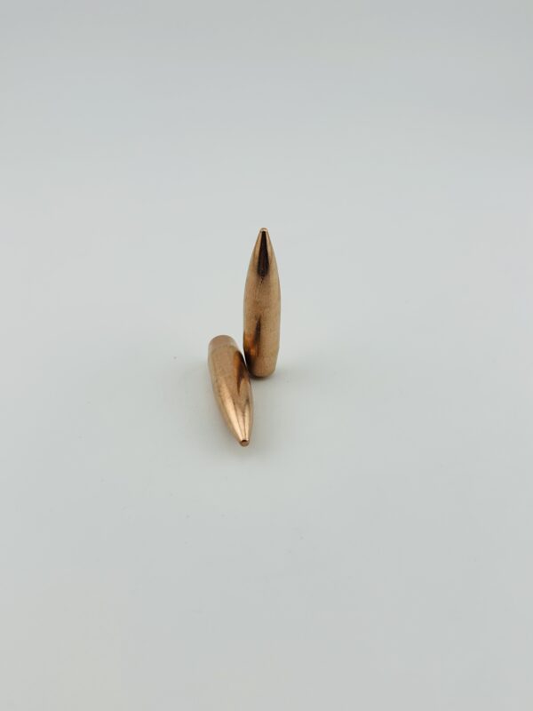 338 Caliber (338 Diameter) 250 Grain Boat Tail Pull Down Projectiles. 100 Pack