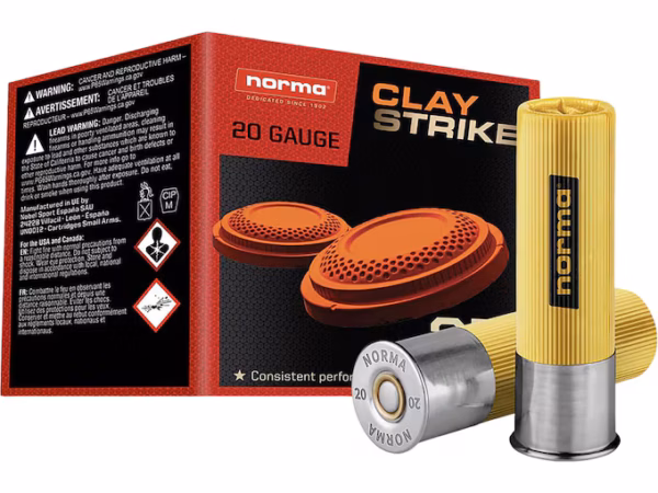 Norma Claystrike 20 Gauge Ammunition 2 ¾” 7/8 oz #8 Shot