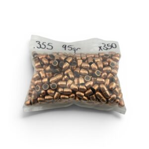 0.355 DIA. 95 grain RN FMJ pulled bullets. 350 pack