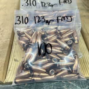 7.62x39mm 123 Grain FMJ (with Sealer) Pull Down Projectiles. 100 Pack