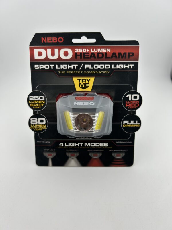 Nebo Duo Headlamp 250+ Lumen