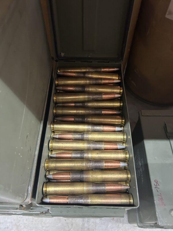 50 BMG API Ammo: 647 Grain FMJ in Lake City 2024 Brass. 10 Round or 150 RD options. - Image 5