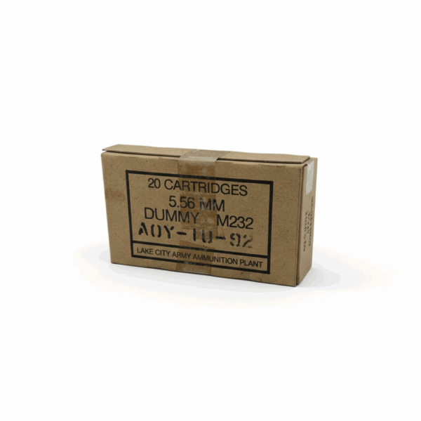 223 Dummy Rounds. 820 Rounds in Original Can or 20 Rounds in Original Box - Image 2
