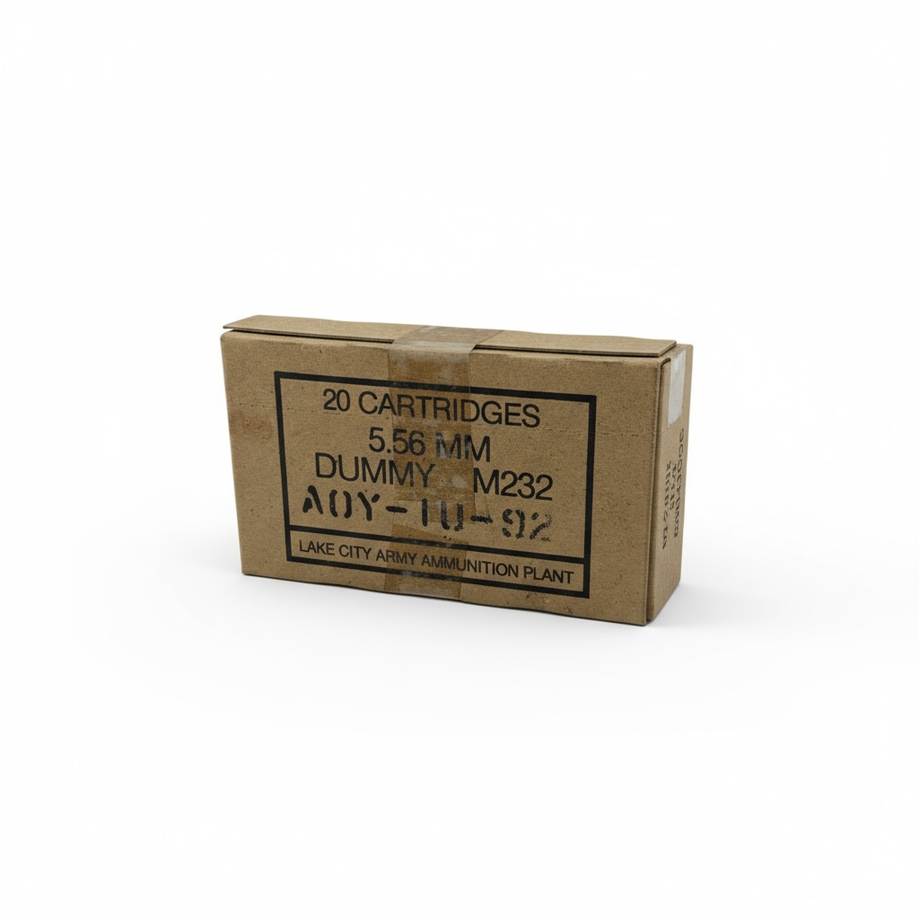 223 Dummy Rounds. 820 Rounds in Original Can or 20 Rounds in Original Box - Image 2