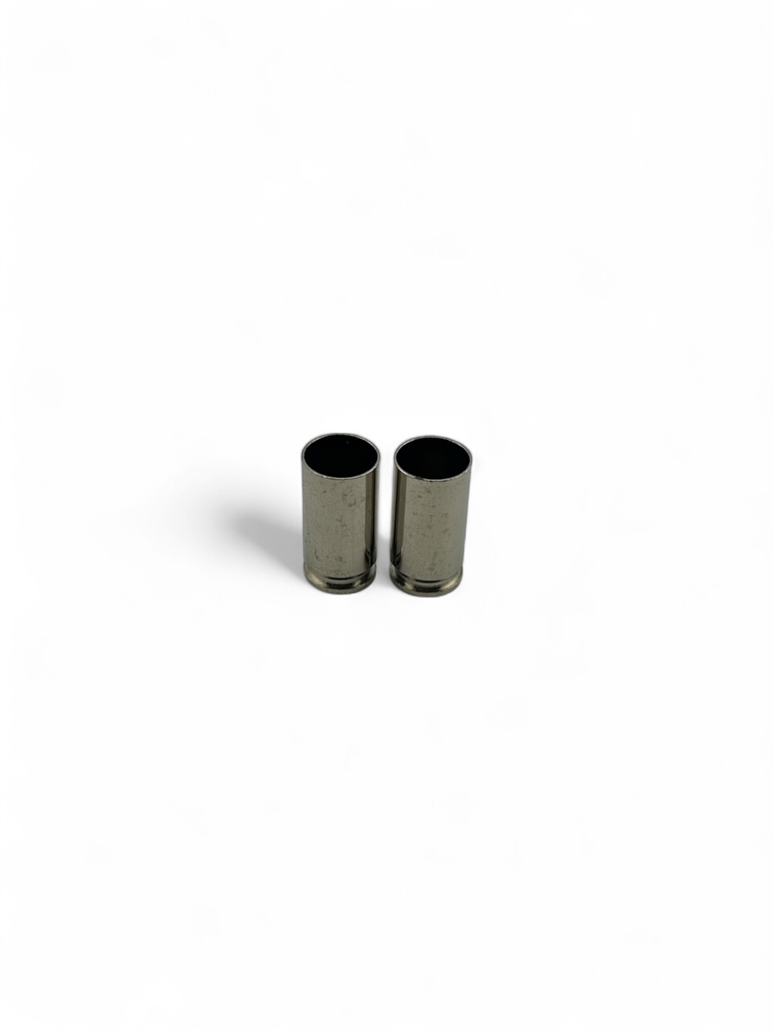 9mm GFL, Nickle Plated, Primed Pull Down Brass. 150 Pack