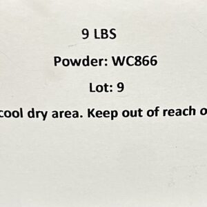 WC866 Powder. 9 LBS