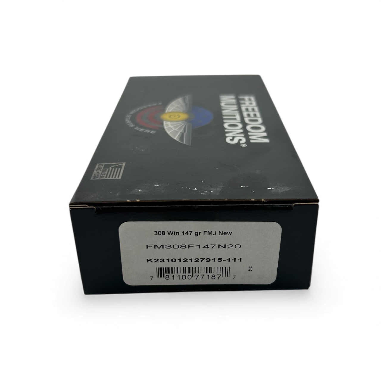 Freedom Munitions 308 Winchester Ammo- 147 Gr Full Metal Jacket (FMJ), 20 rounds, New - Image 2