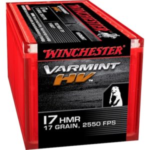 Winchester Varmint HV 17 HMR Ammo 17 Grain V-Max. 50 RDS.