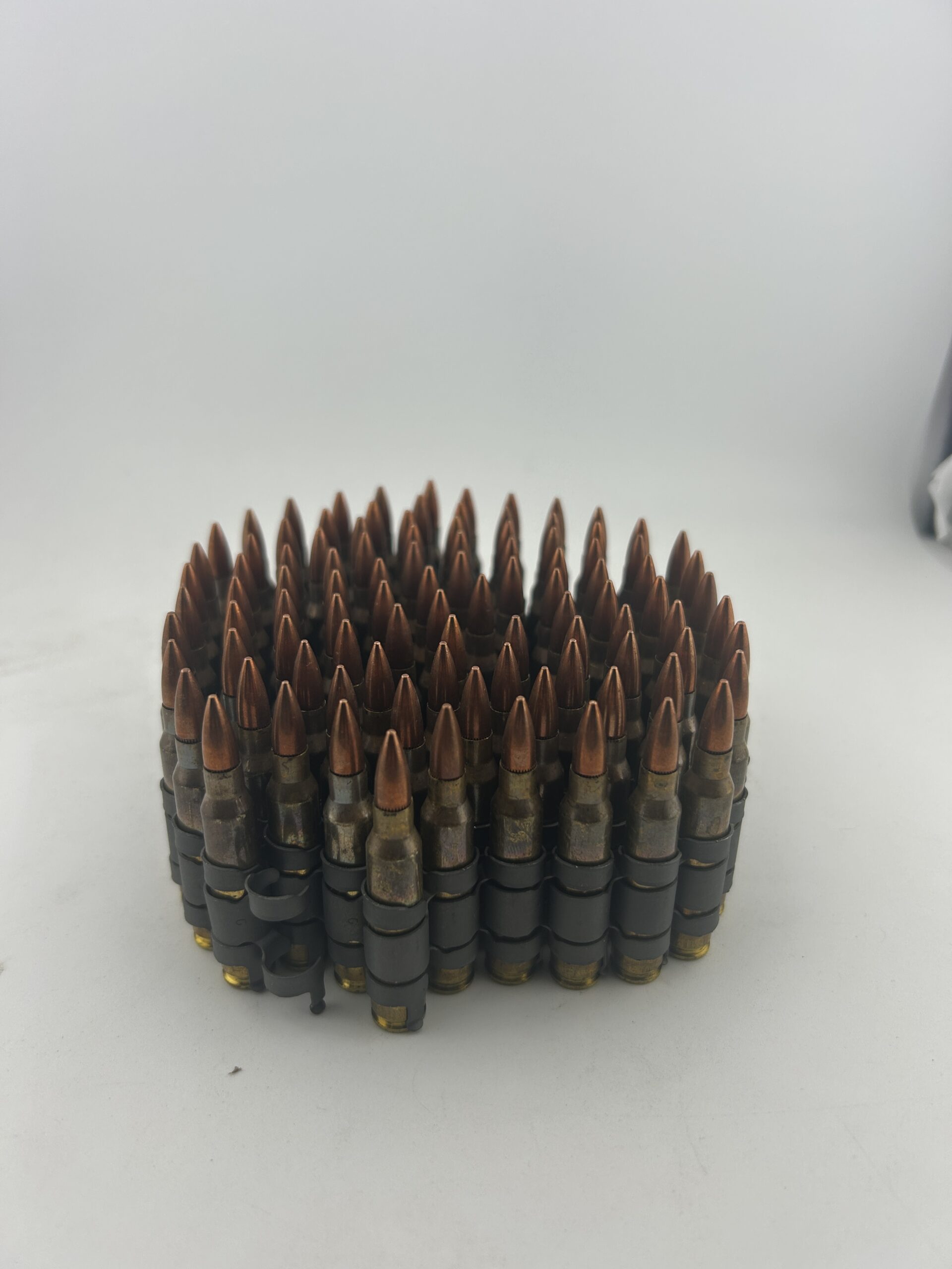 Lake City M232 Dummy Rounds Belted - 100 Rounds Pack.