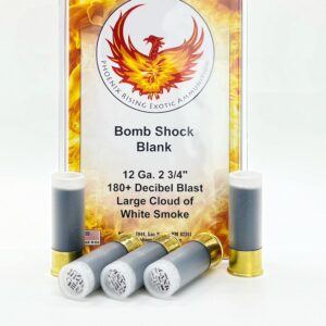 Bomb Shock Blank Ammunition 12 Gauge 2 3/4" - 5 Round Pack.