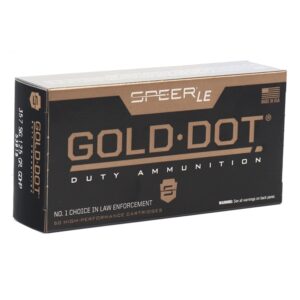 Speer Gold Dot LE Duty 357 SIG Ammo 125 Grain Jacketed Hollow Point. 50 Rounds