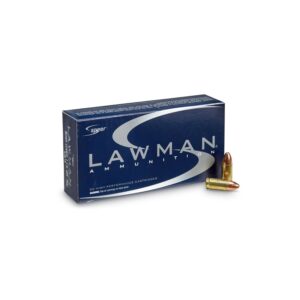 Speer Lawman 9mm Ammo 124 Grain Total Metal Jacket.