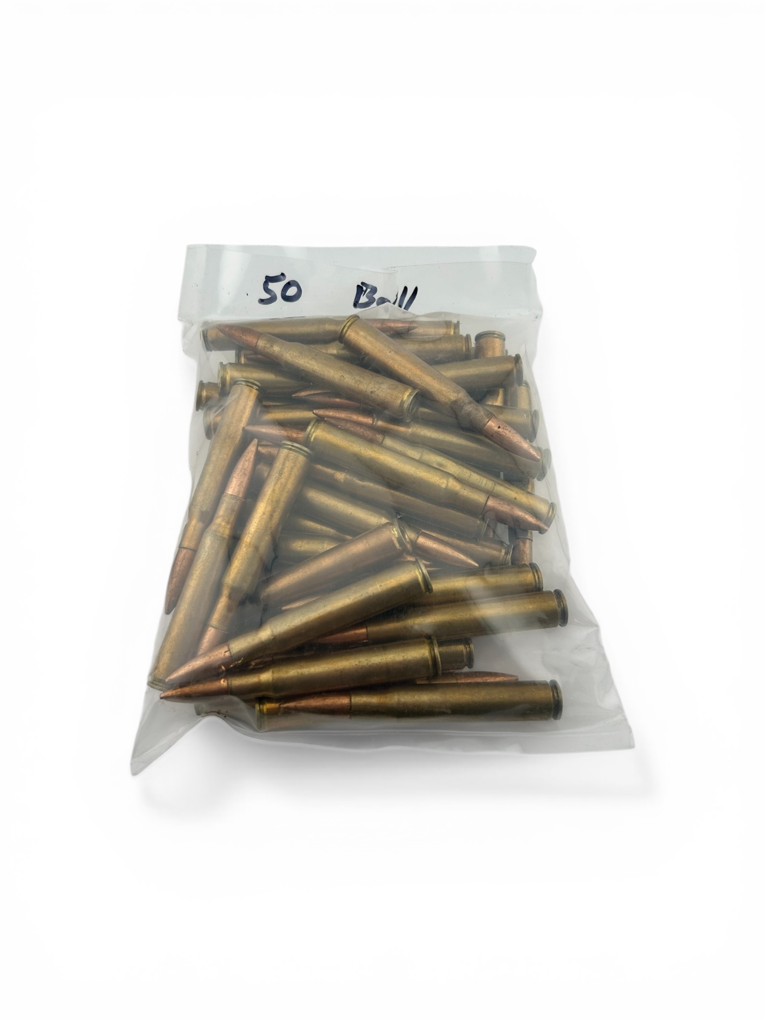 30-06 Ball Ammo with Slightly Dented Cases. Mixed Year Lake City Headstamp. 50 Round Bag.