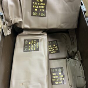 South African 7.62x51 NATO Win Ammunition 147grn FMJ Battle Pack 140 rounds. price per Battle pack.