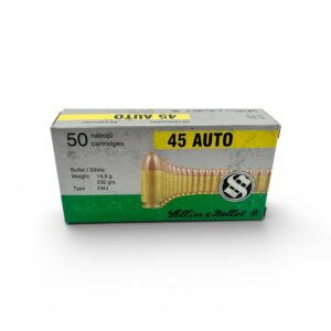 Sellier & Bellot 45 Auto, 230 Grain, FMJ. 50 rounds