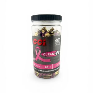 CCI Clean 22 Long Rifle Ammo 40 Grain High Velocity Pink Lead Round Nose 400 Rounds.