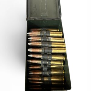 50 Caliber Linked API Ammunition, Sold AS COMPONENTS ONLY. 78 Rounds