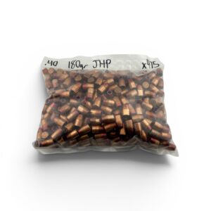 .40 180 Grain JHP Projectiles from Proof Test Ammo. 475 Pack
