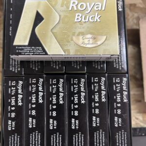 Royal Buck Shotshell 12 ga 2-3/4" 9plts #00 1345 fps 5/ct