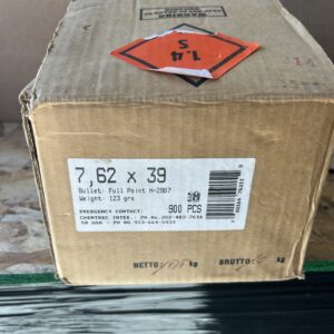 Sellier & Bellot 7.62x39, 123 Grain.  900 round case.