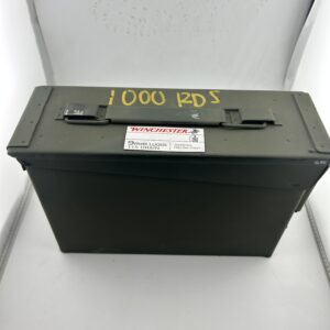 Winchester USA Defense 9mm Ammo 115 Grain Jacketed Hollow Point. 1000 Rounds in a free metal can.