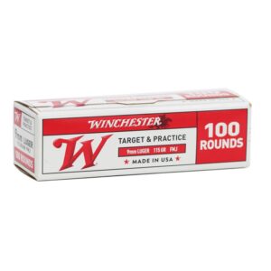 Winchester 9mm Ammo 115 Grain Full Metal Jacket.