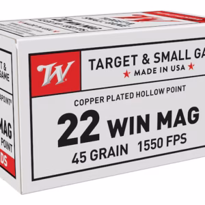 Winchester Dynapoint 22 Winchester Magnum Rimfire (WMR) Ammo 45 Grain Plated Hollow Point