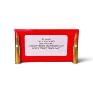 .308 Winchester (7.62x51mm) M25 Tracer Ammunition – 20 Rounds