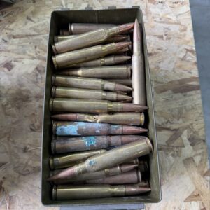 Mixed Ball Ammunition Components – 134 Rounds in a Free .50 Cal Ammo Can