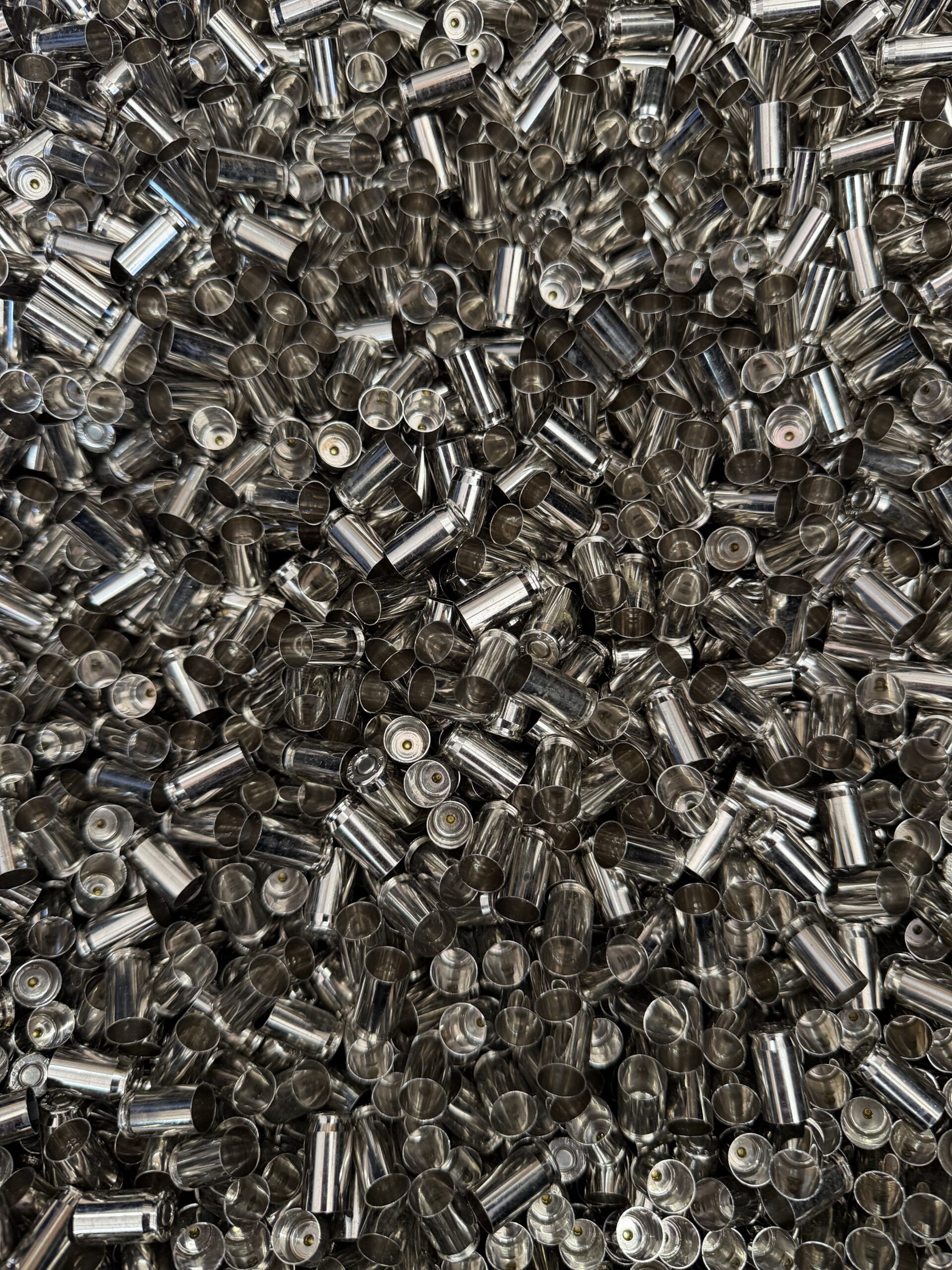 380 Auto New Nickel Plated Primed Brass – 500 Piece Pack - Image 2