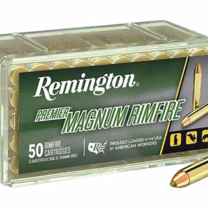 Remington Premier 22 Winchester Magnum Rimfire (WMR) Ammo 33 Grain Polymer Tip